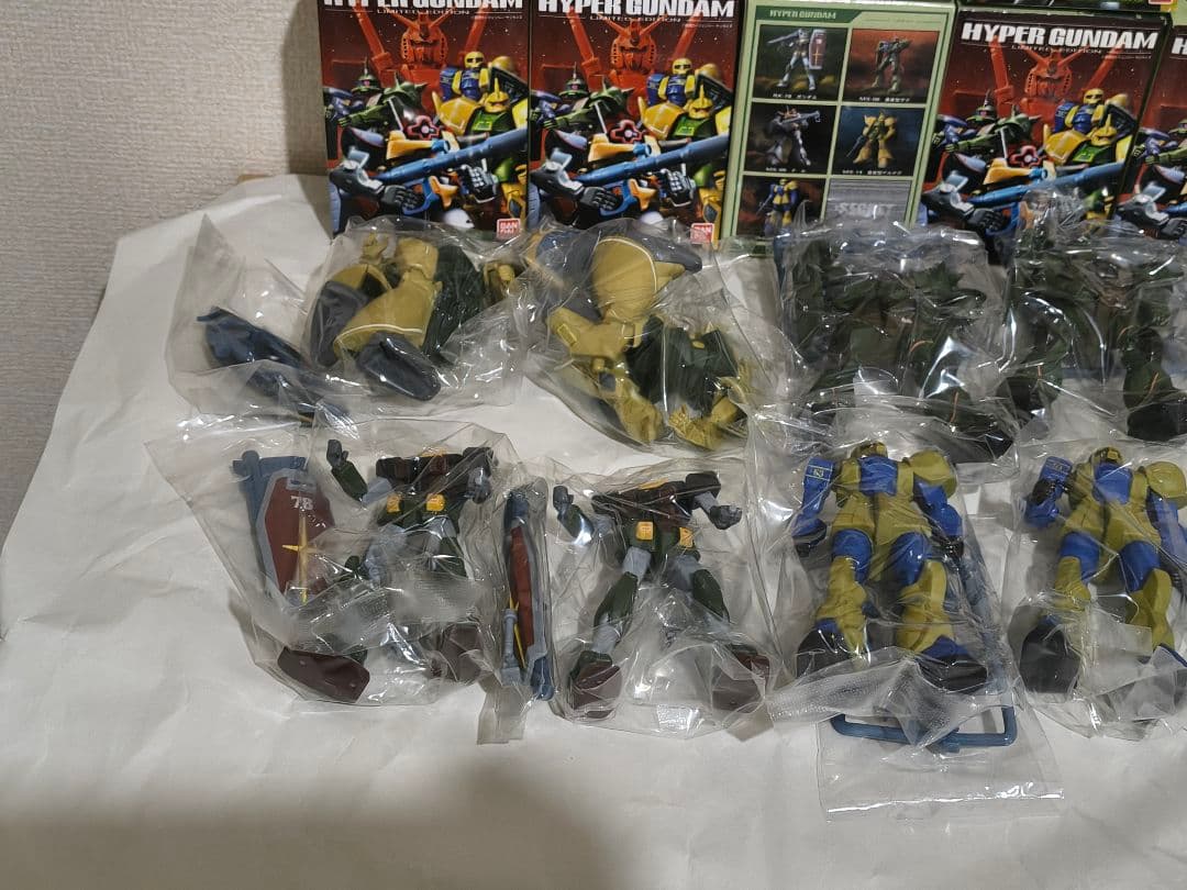 新品未開封5種×2個 ハイパーガンダム リミテッドエディション　10体セット