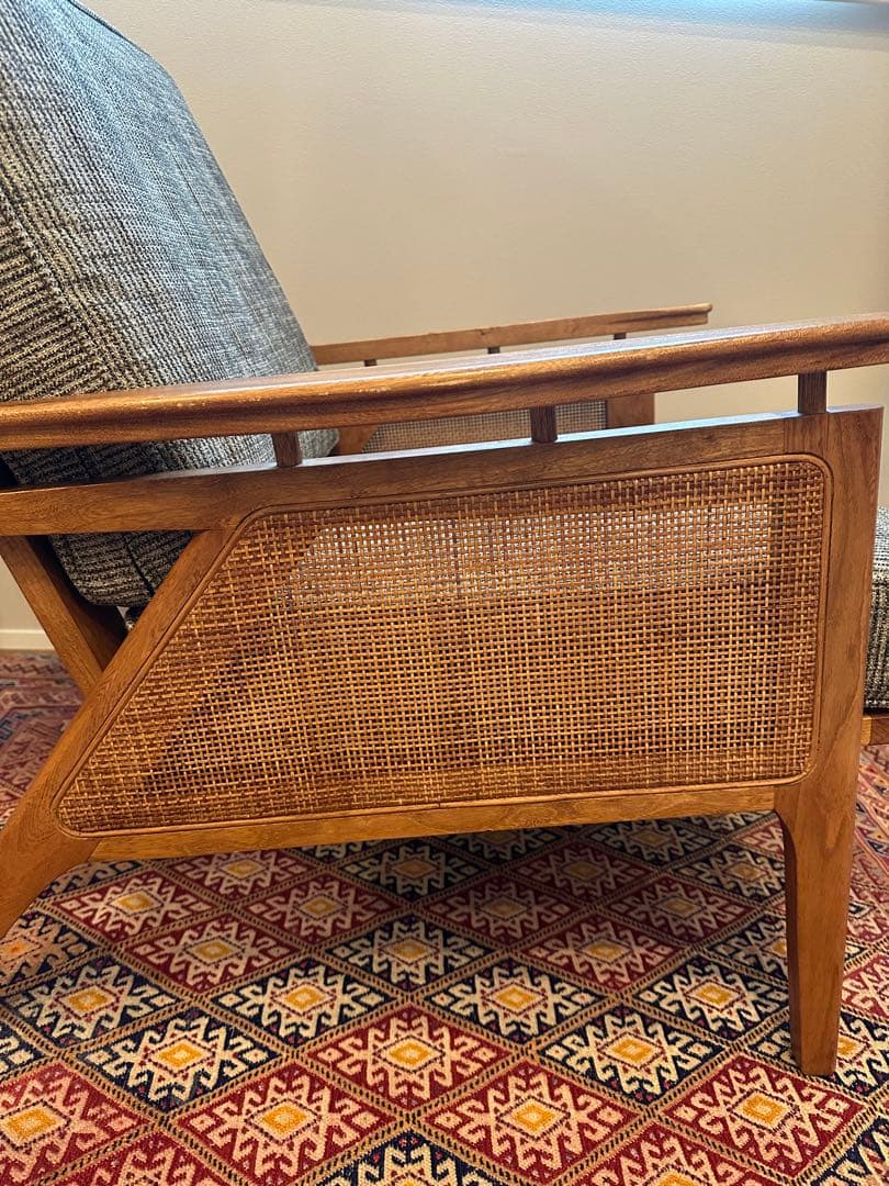 ぱんちACME Furniture WICKER ウィッカーラウンジチェア