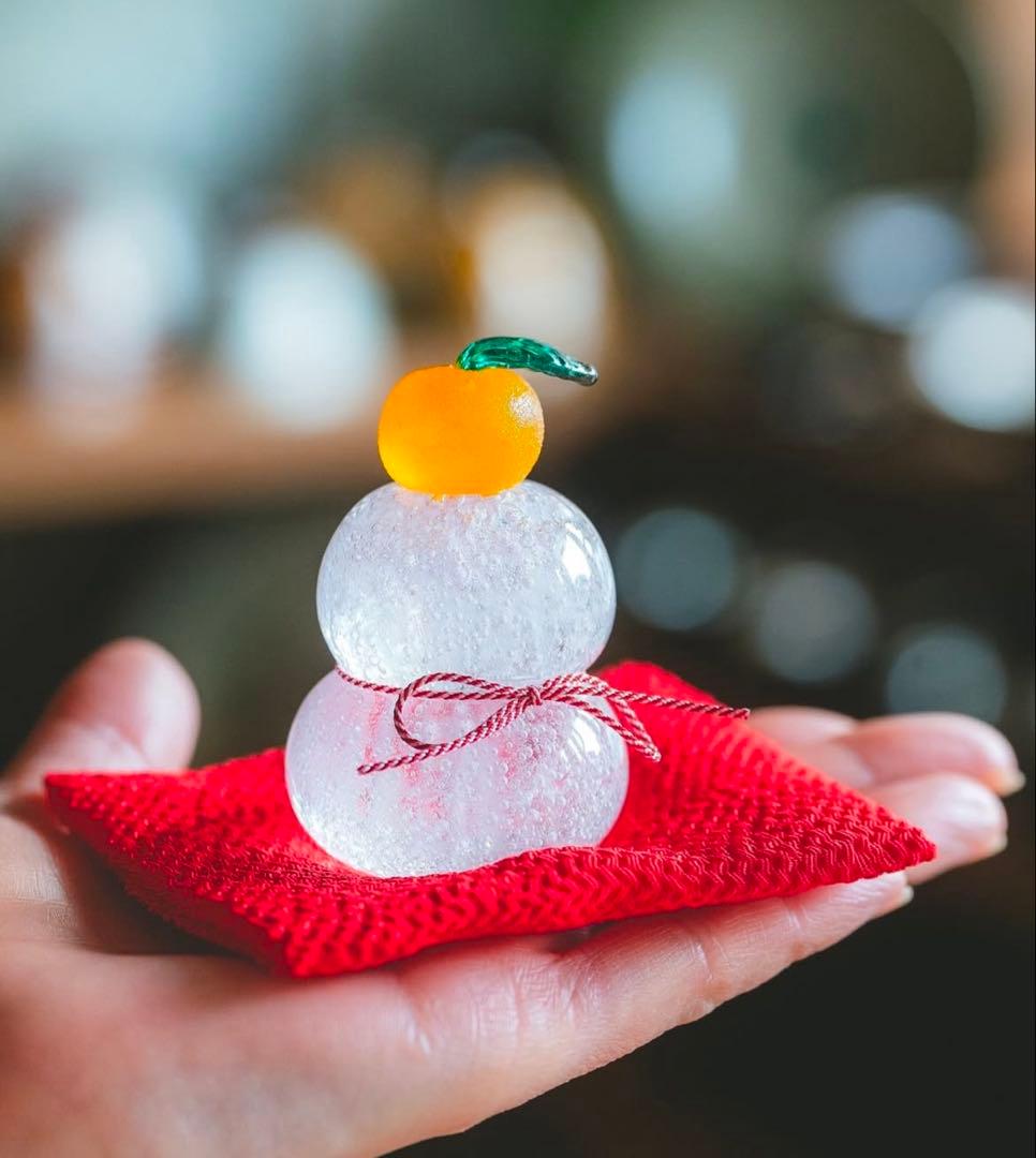 櫻井彩　鏡餅 正月飾り　追憶のモビール