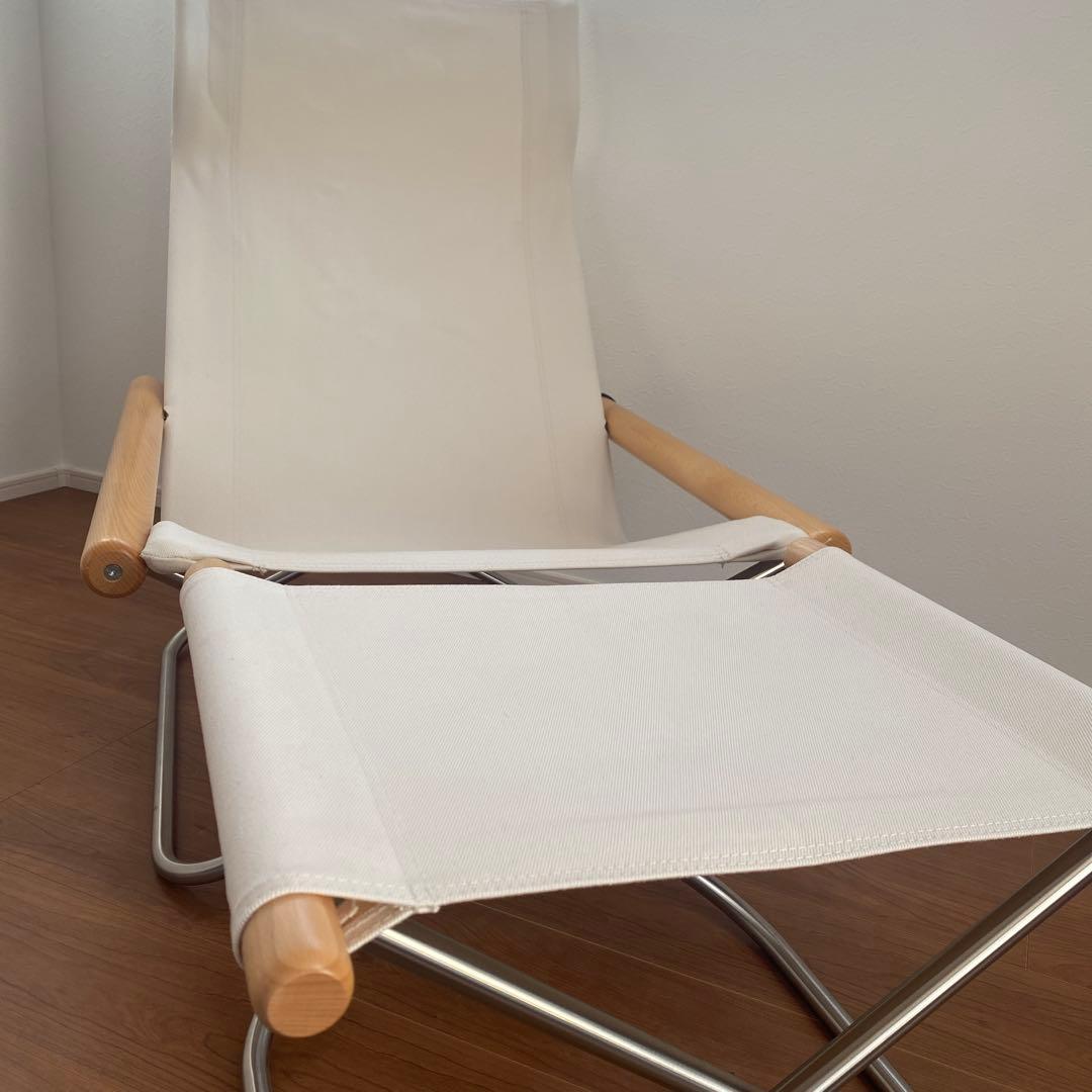 ⭐︎専用⭐︎ニーチェアエックス オットマン セット [ホワイト ナチュラル]