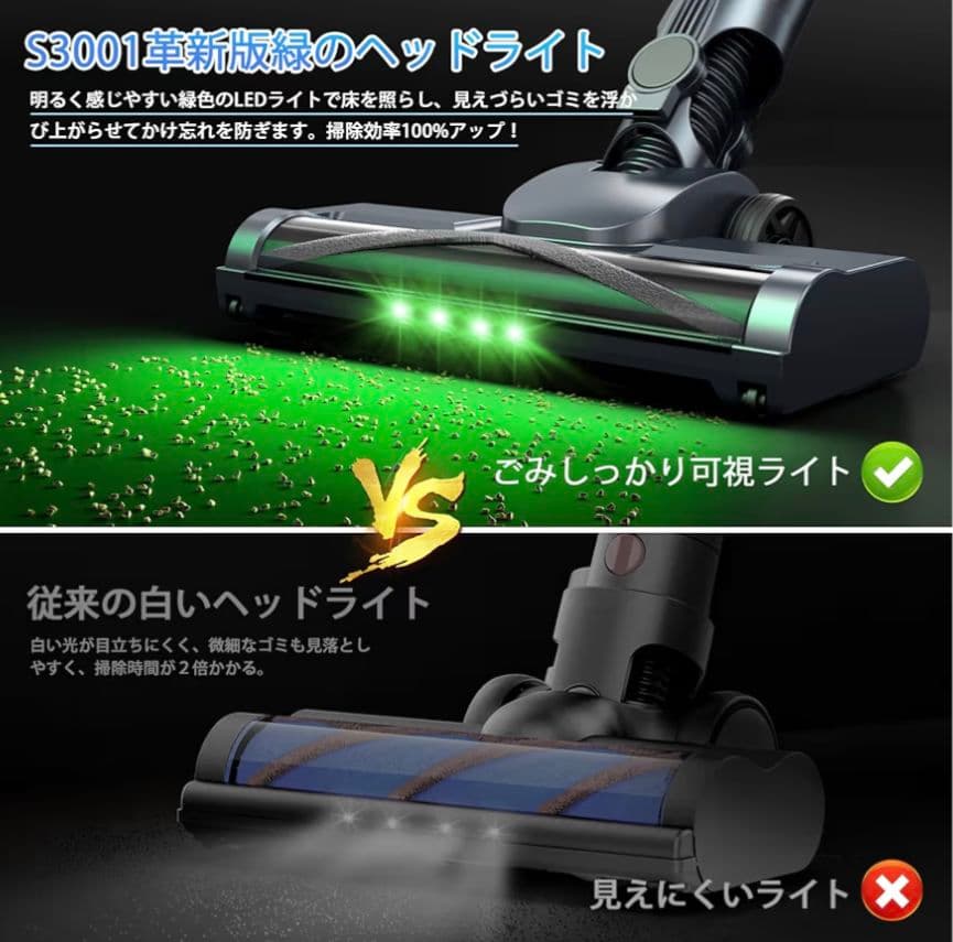 新品・未使用 2026最新 コードレス掃除機 550W 強力吸引 自立式 新生活