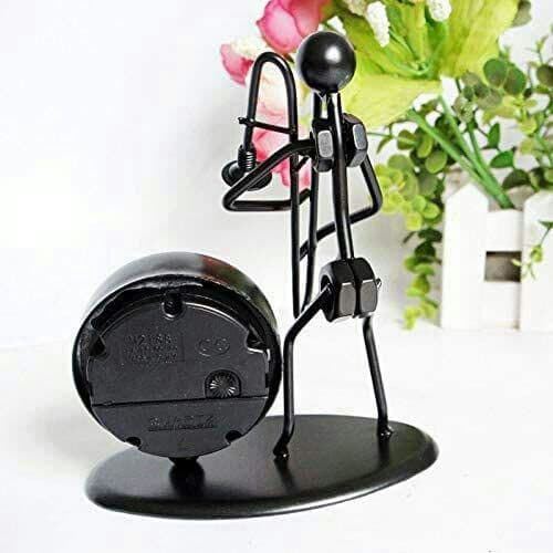 摆件挂件+ホームデコレーション時計独創Unrealのメタルクラフトトロンボーン