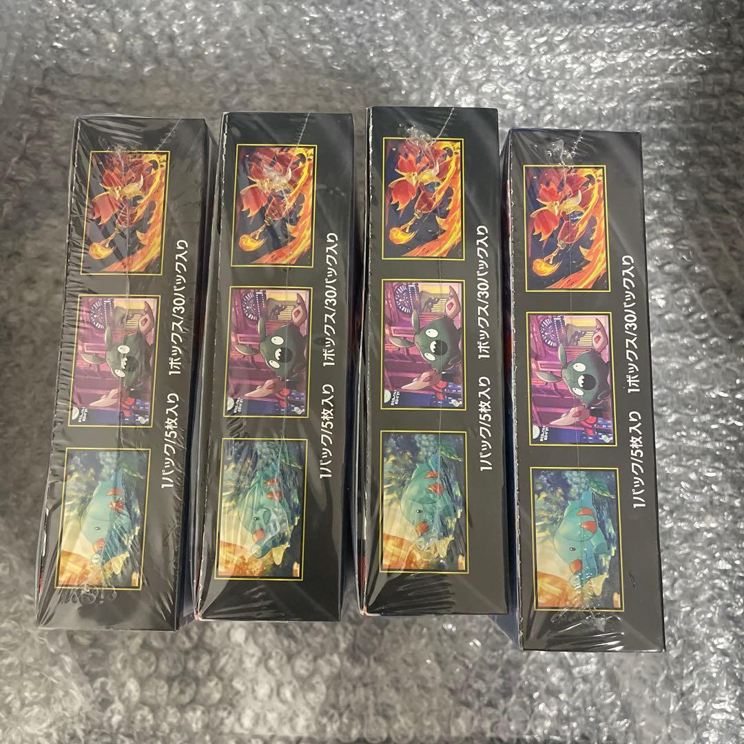 ポケモンカード　ニンジャスピナーBOX シュリンク付き　4BOX