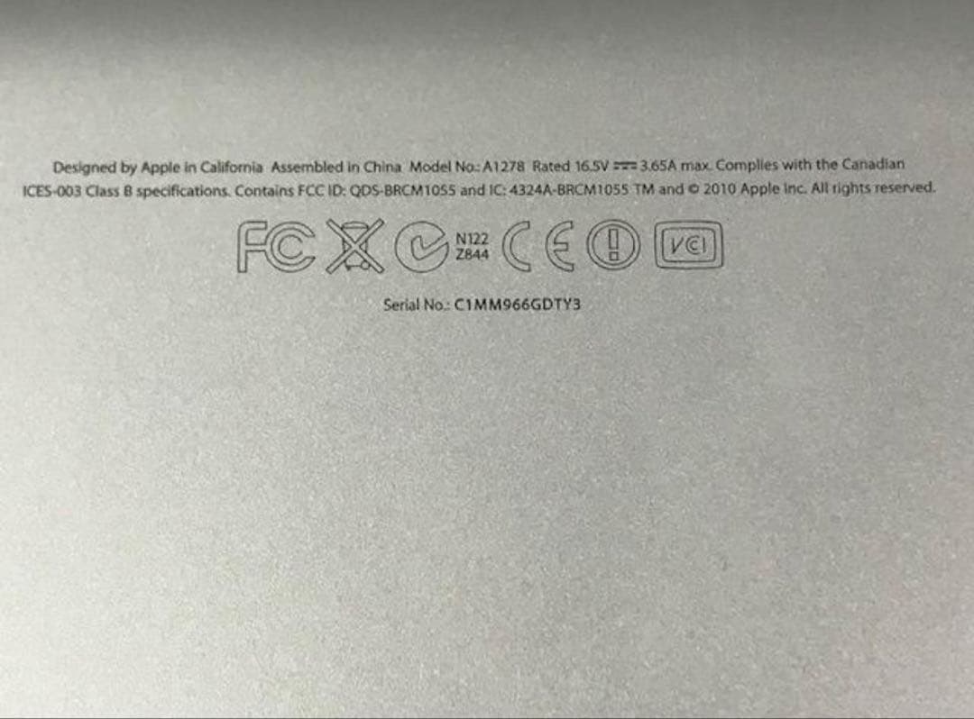 MacBookPro mid2012 メモリ16GB SSD512GB 13