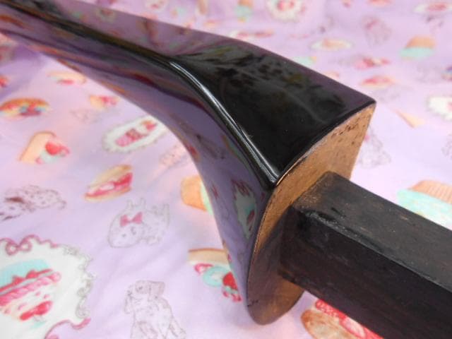 現品販売(送料無料)109.800円　沖縄三線専用　黒檀棹　希少な江戸ユナ―型