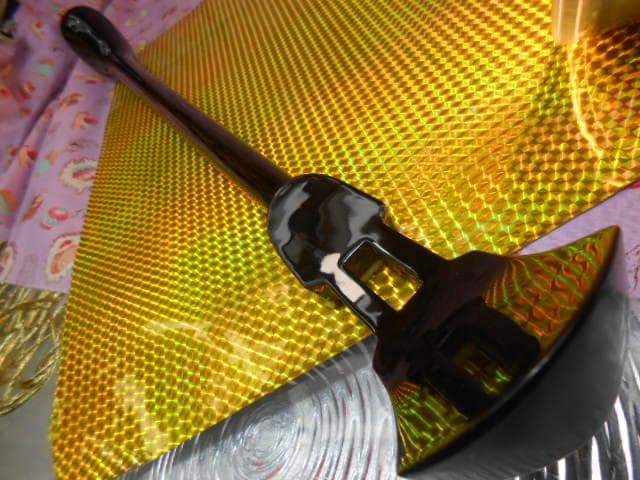 現品販売(送料無料)109.800円　沖縄三線専用　黒檀棹　希少な江戸ユナ―型