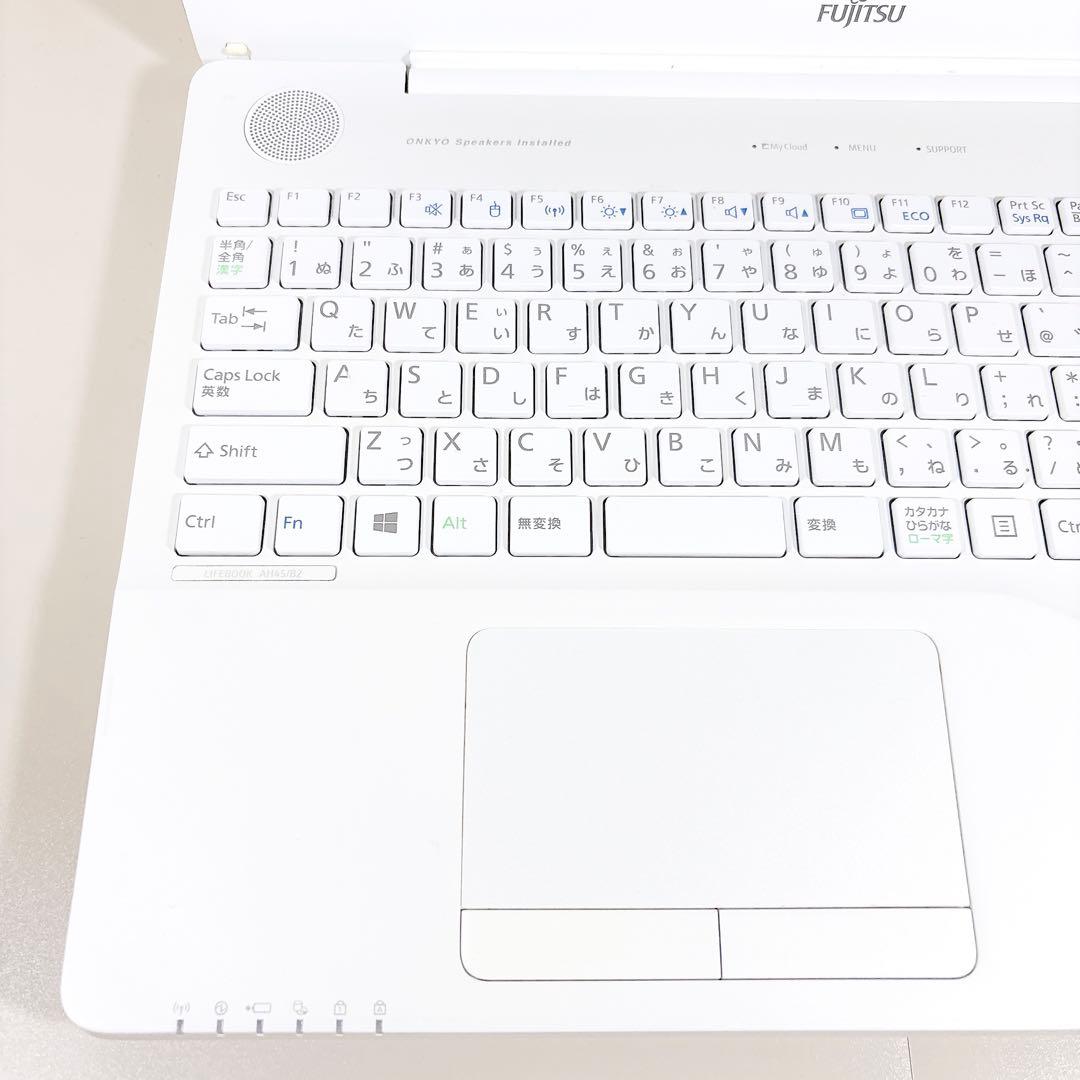 フルHD液晶✨快適動作のSSD カメラ 第7世代 白 ノートパソコン 富士通