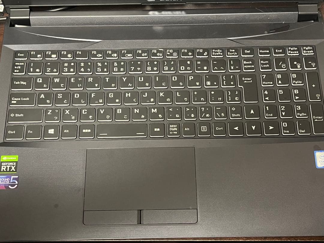 ジャンク G-GEAR i7 9750h rtx 2060 N1573K