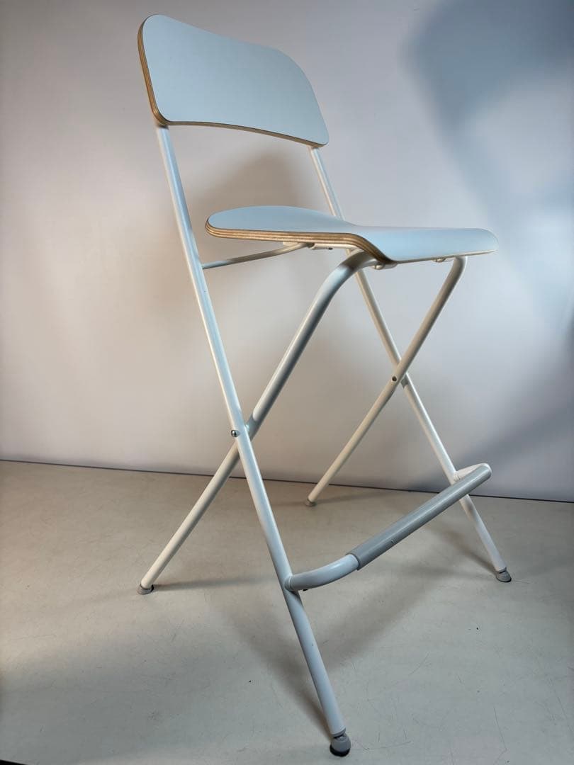 IKEA FRANKRIN パイプチェア 折りたたみカウンターチェア　2脚