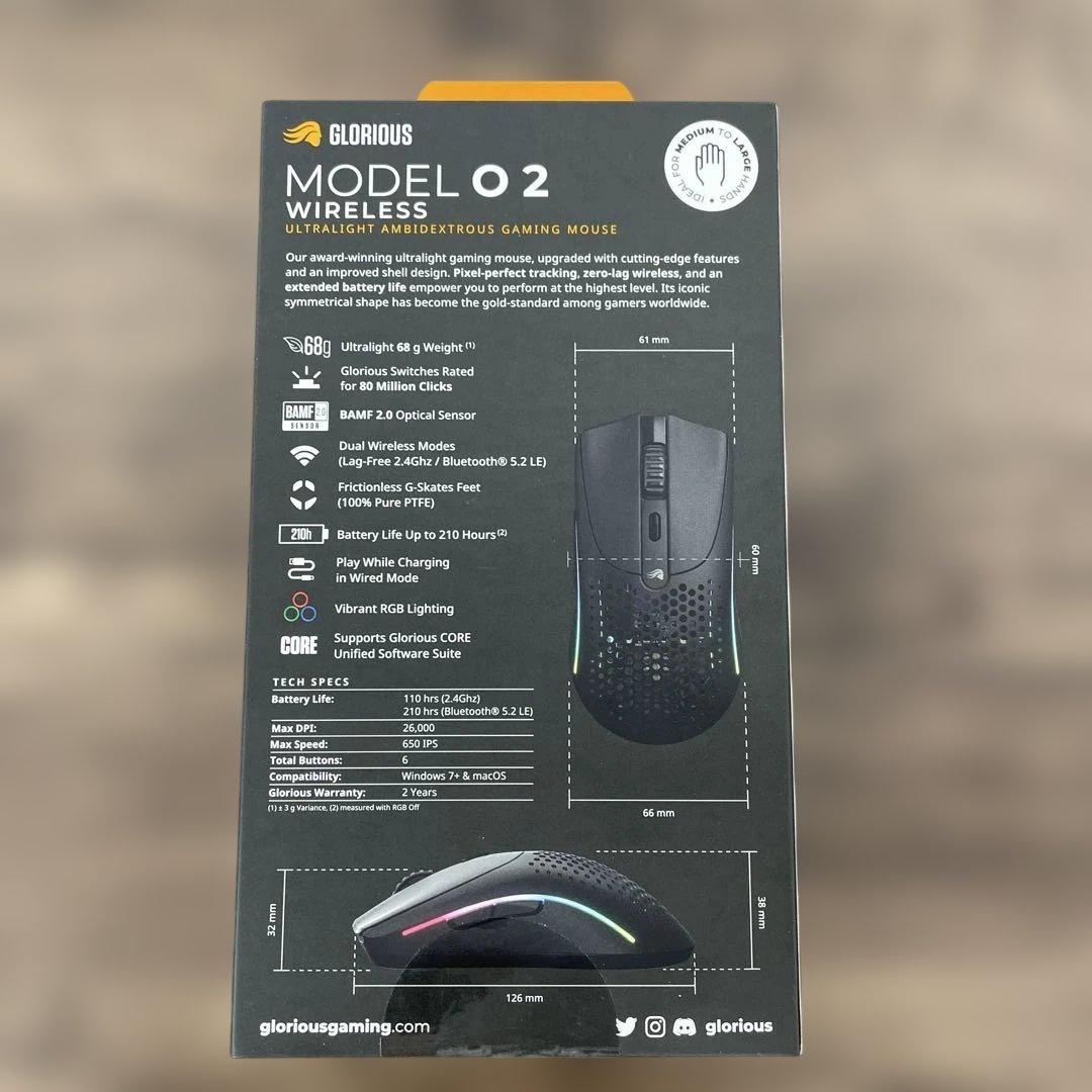 261152GloriousModel O 2 Wirelessゲーミングマウス