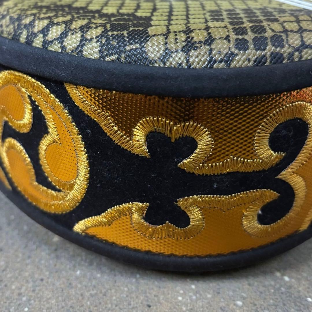 【動作確認済】沖縄三線 人工皮 蛇柄 本体のみ 美品 安定感◎