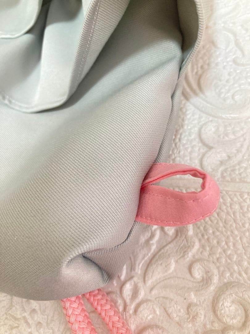 入園入学3点セット　ホワイトグレーのレッスンバッグ　上履き入れ　運動着袋