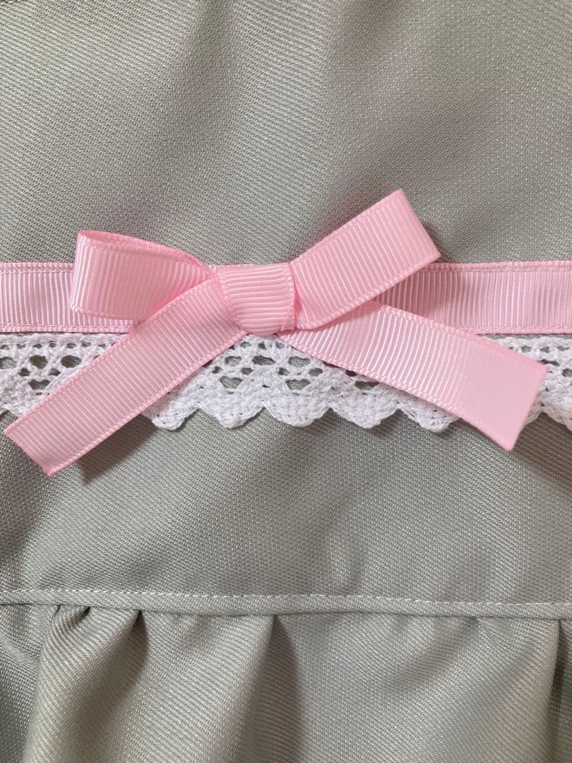 入園入学3点セット　ホワイトグレーのレッスンバッグ　上履き入れ　運動着袋