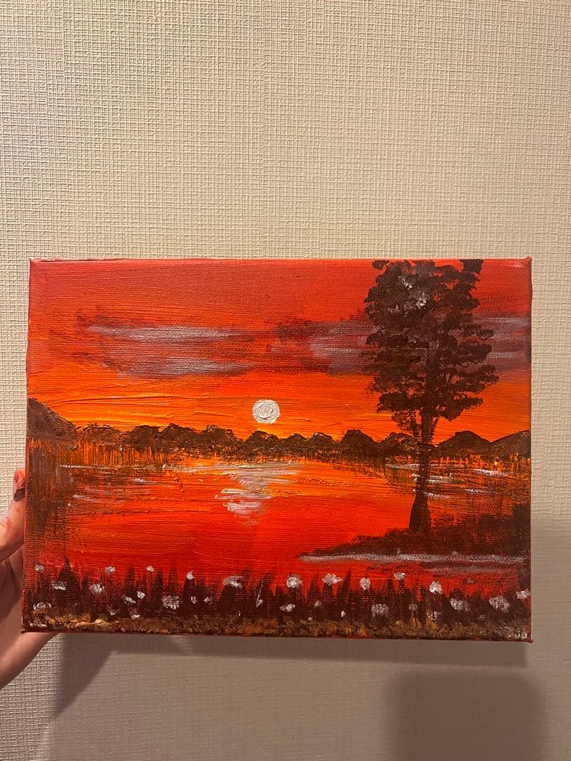 絵画　アクリル絵の具