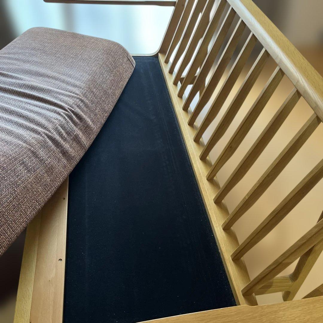 カリモクソファ　2Pソファ　ブラウン系　WU6112S463