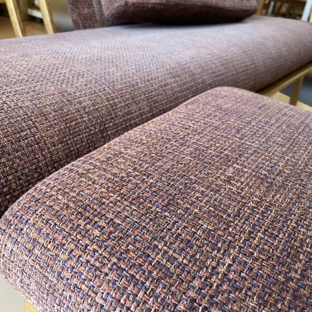 カリモクソファ　2Pソファ　ブラウン系　WU6112S463