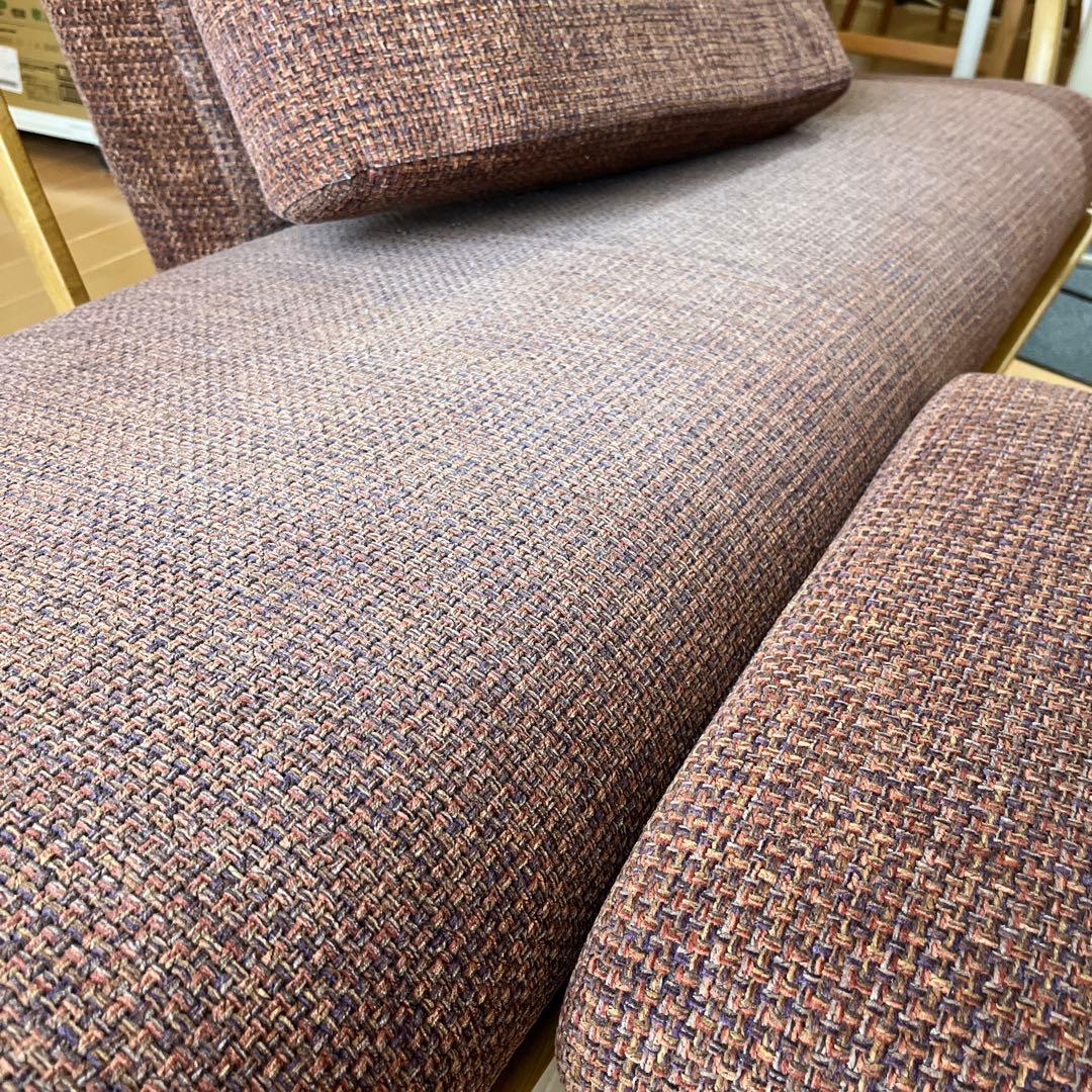 カリモクソファ　2Pソファ　ブラウン系　WU6112S463