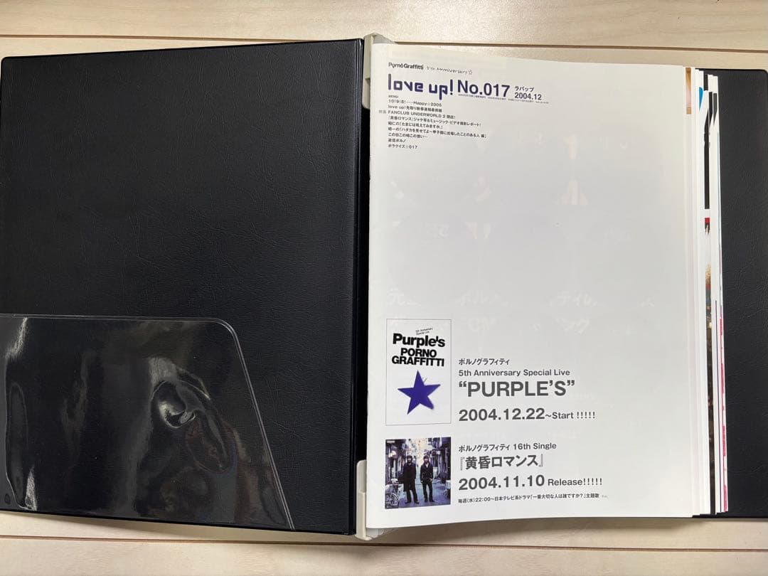 PORNO GRAFFITTI love up! 会報・ケースセット