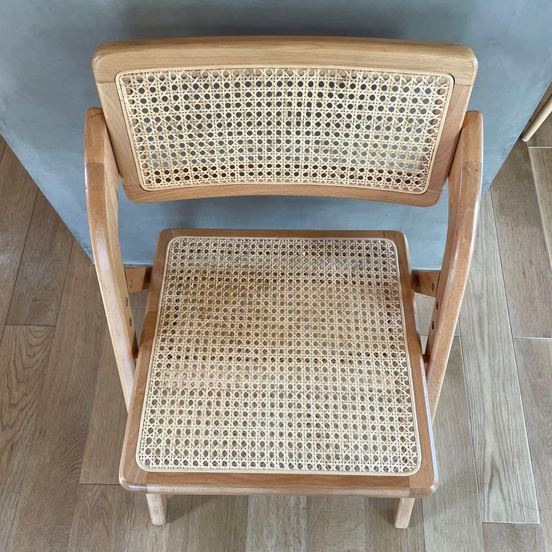 韓国インテリア　ラタンチェア