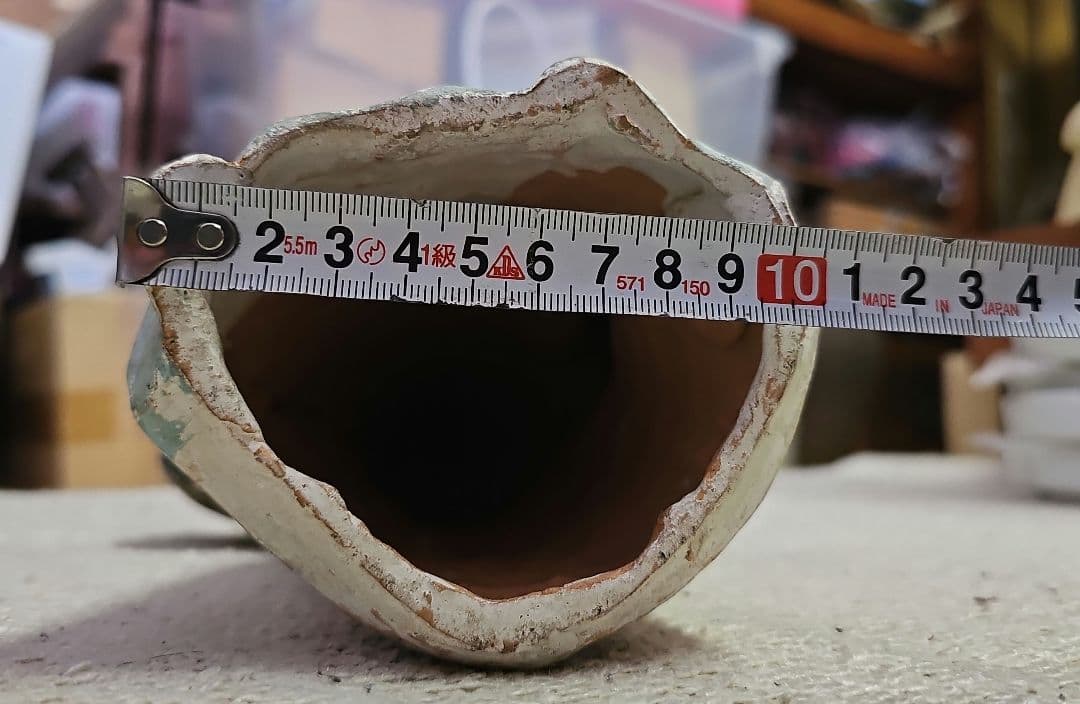 民藝品 明治 照れる男子学生？ 泥人形