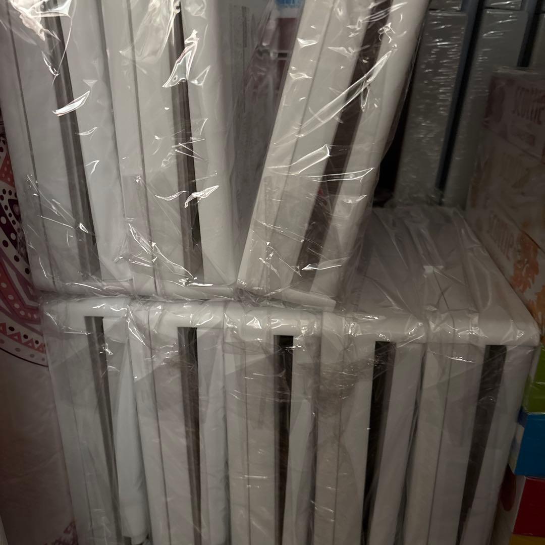 ダイソー　ジョイントできる扉付折りたたみ収納ケース　大　10個セット