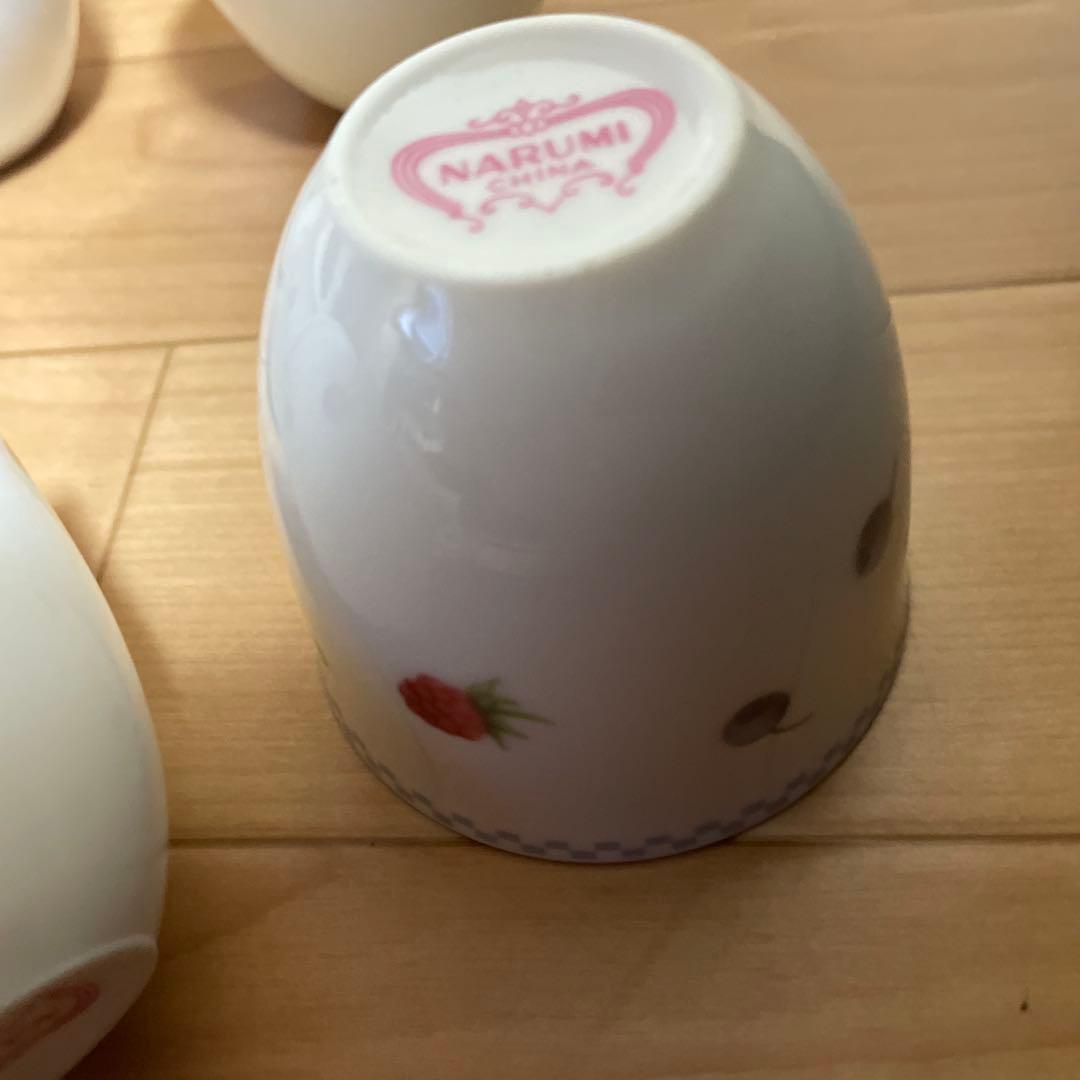ナルミ　さくらんぼストロベリーガーデン　カップ＆ソーサー　ポット付茶器　16点