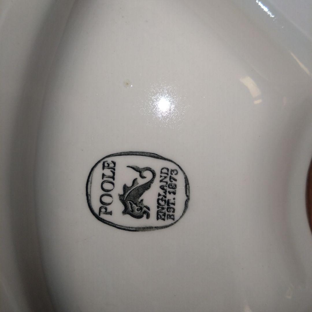 Poole Pottery　オードブルプレート　皿　ハンドペイント