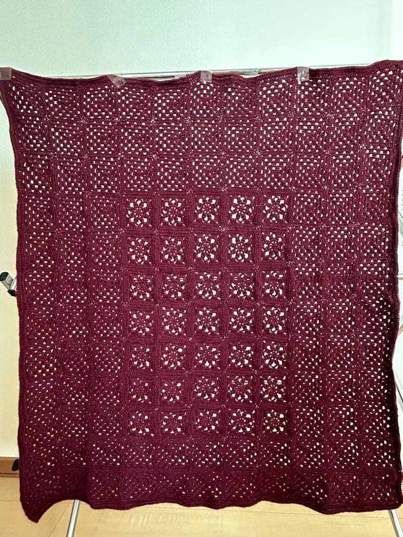 モチーフ編み　ブランケット　ショールにも