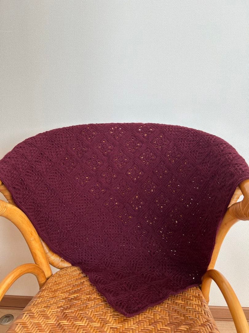 モチーフ編み　ブランケット　ショールにも
