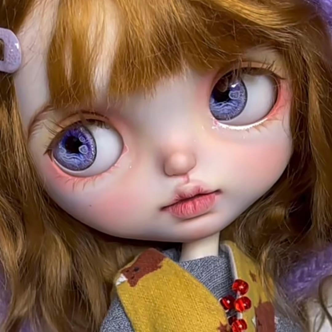 作家様カスタムブライス カスタムドール 人形 きれい キラキラ