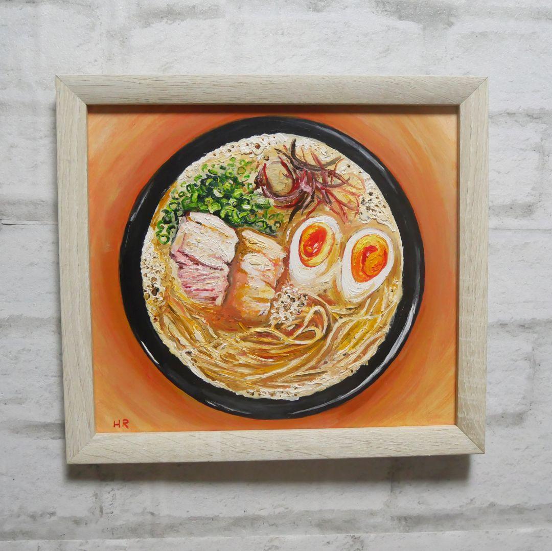 油絵 絵画 【とんこつラーメン】