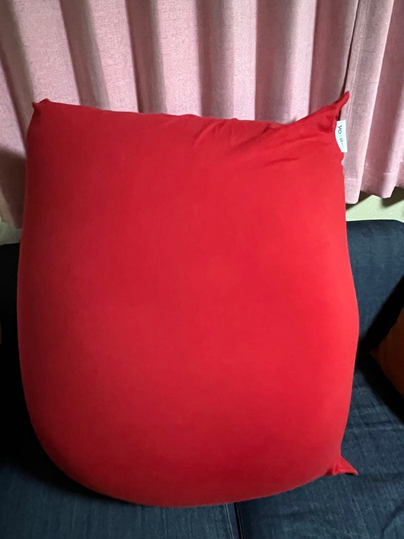 Yogibo Mini レッドビーズクッション　ほぼ新品