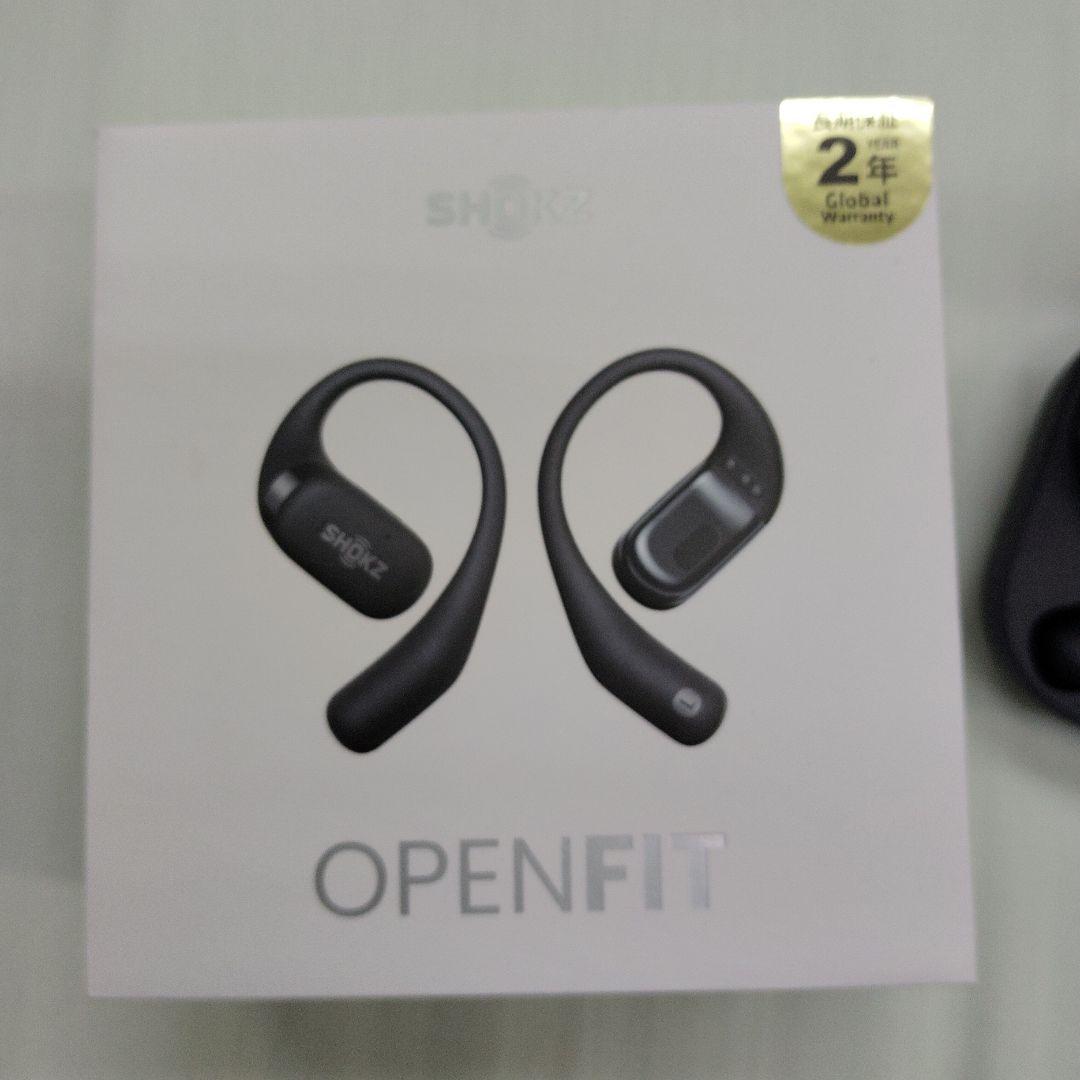 SHOKZ OPENFIT ブラック 骨伝導イヤホン