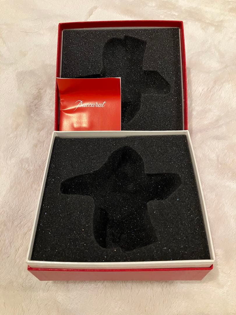 Baccarat バカラ　フィギュリン サンタクロース スケート　スノーマン