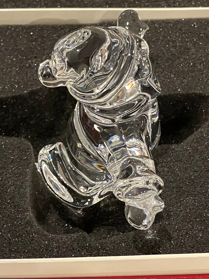 Baccarat バカラ　フィギュリン サンタクロース スケート　スノーマン