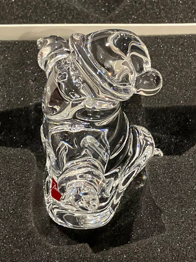Baccarat バカラ　フィギュリン サンタクロース スケート　スノーマン