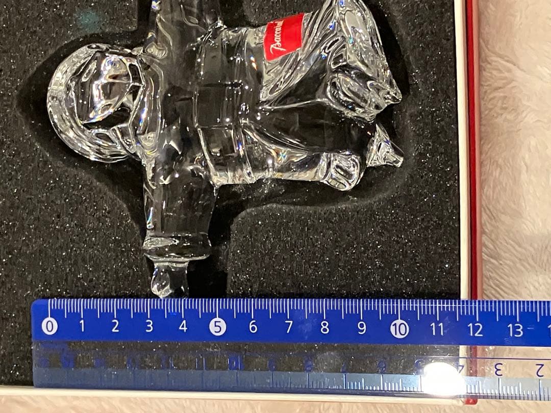 Baccarat バカラ　フィギュリン サンタクロース スケート　スノーマン