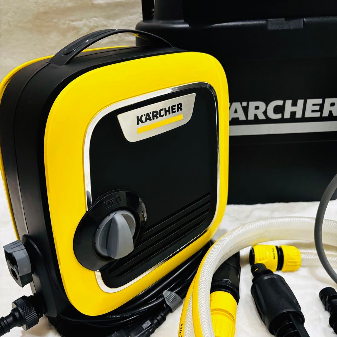 豪華【専用収納BOX、純正ホース付】ケルヒャー K MINI 家庭用高圧洗浄機