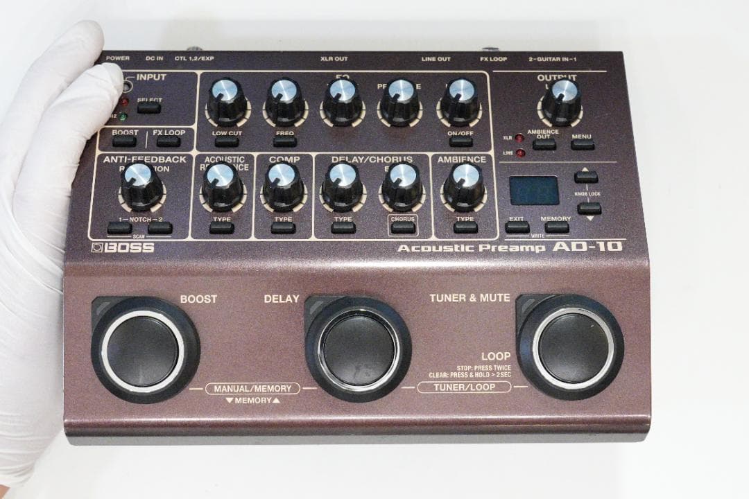 BOSS アコースティックプリアンプ AD-10
