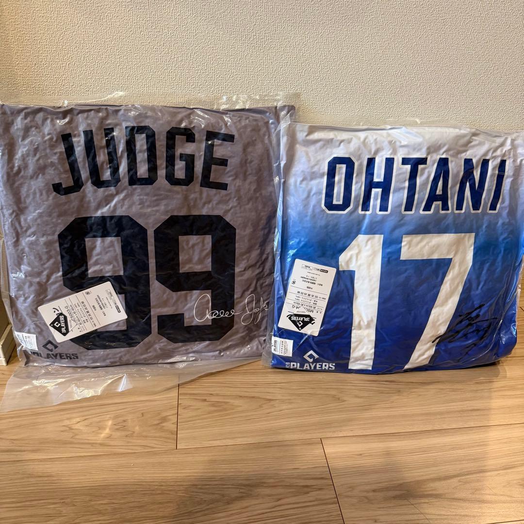 【新品未開封】GIGO限定 MLB PLAYERSクッション 大谷翔平&ジャッジ