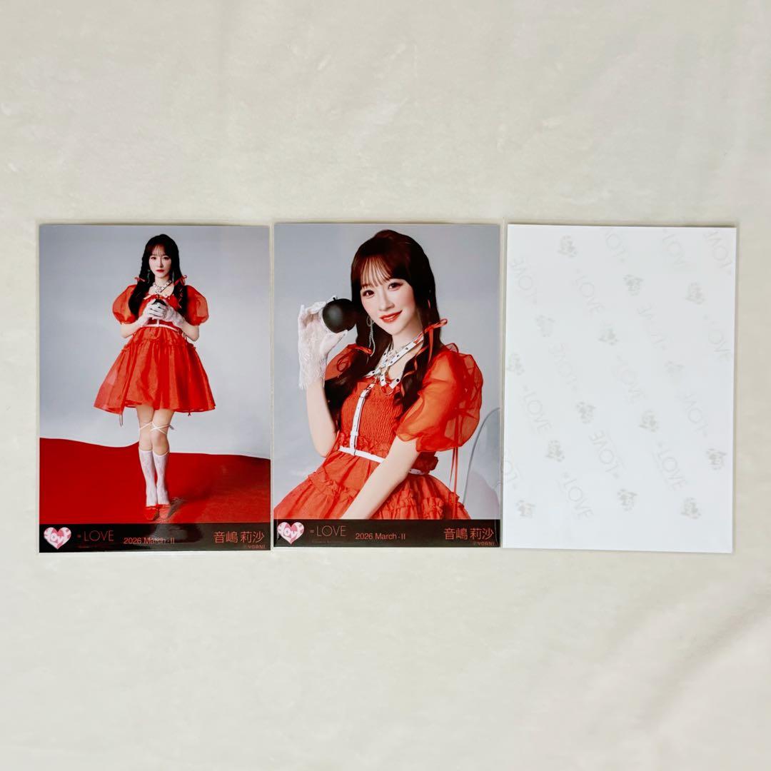 イコラブ 音嶋莉沙 生写真 ヨリ 直筆 劇薬中毒 ジャケ写