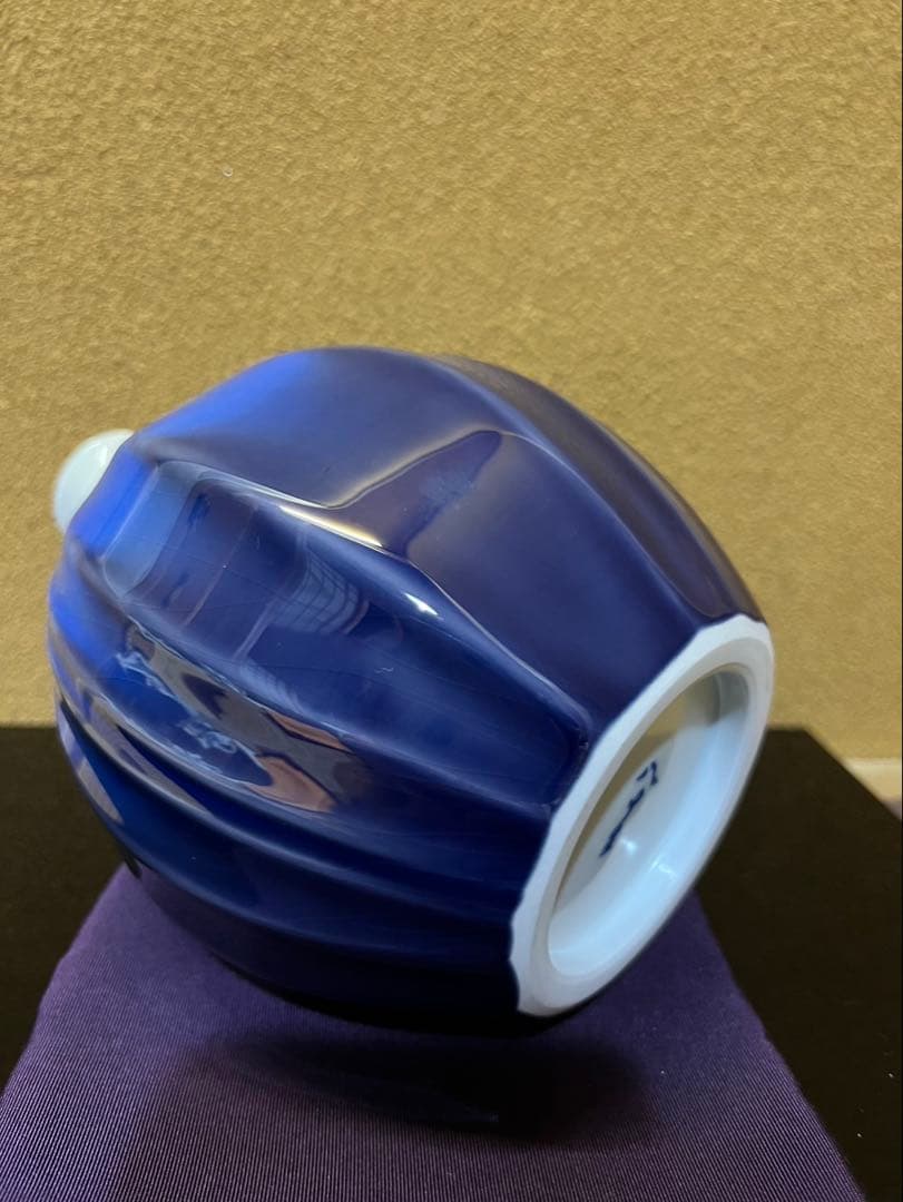 なみへい様　四代徳田八十吉　『龍王』　飾り瓶　花入