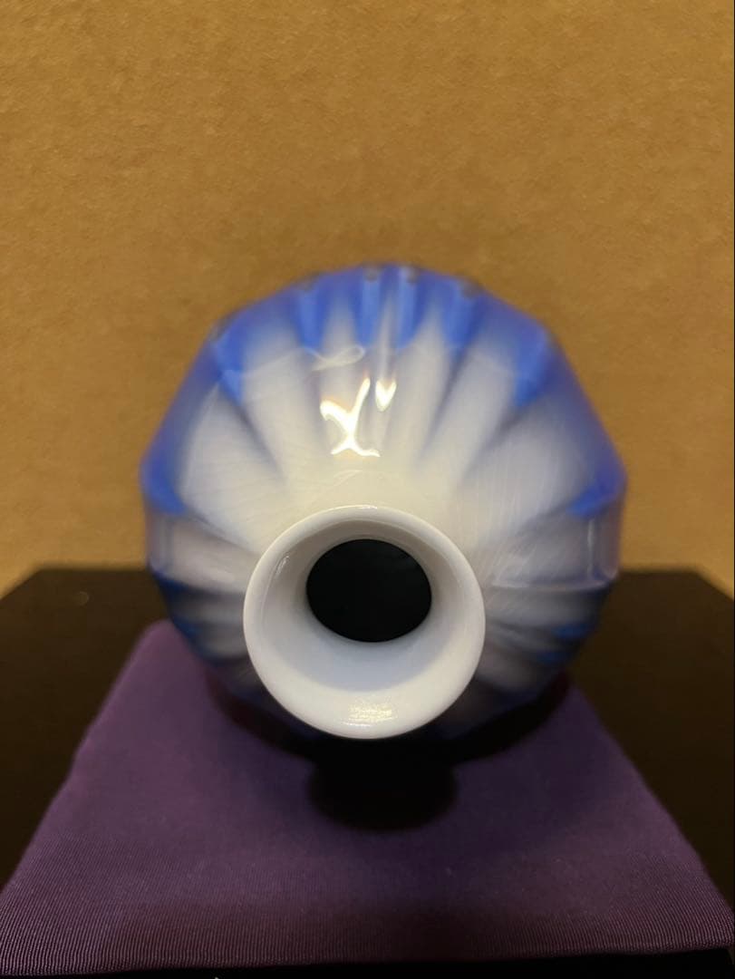 なみへい様　四代徳田八十吉　『龍王』　飾り瓶　花入