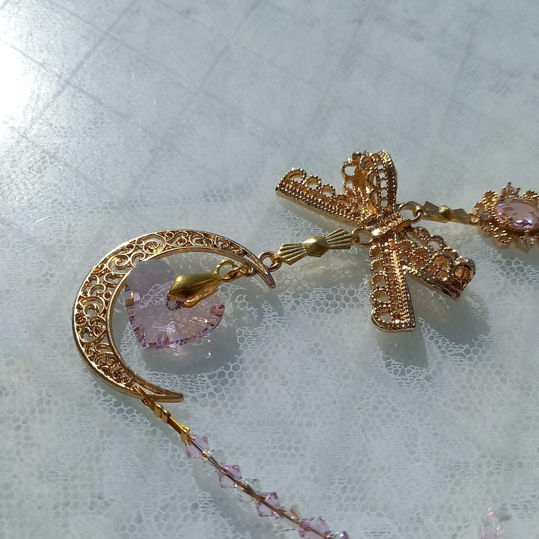 サンキャッチャー♡ハンドメイド「スワロフスキー✧︎ロザリン♡」