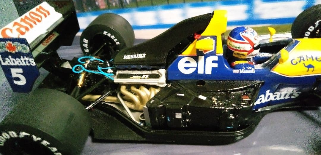 カルツォ 1/18 F1 ウィリアムズ FW14B N.マンセル