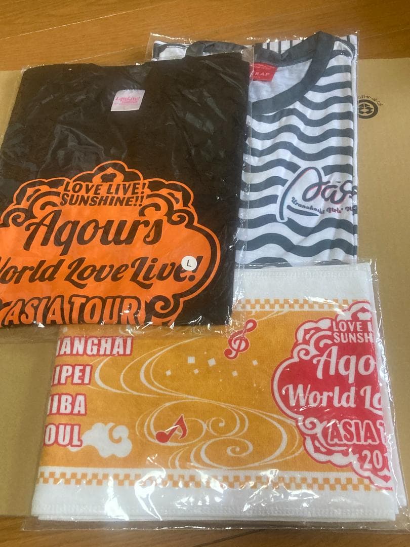 ラブライブ！サンシャイン！！ アクア アジアツアー Tシャツ マフラータオル