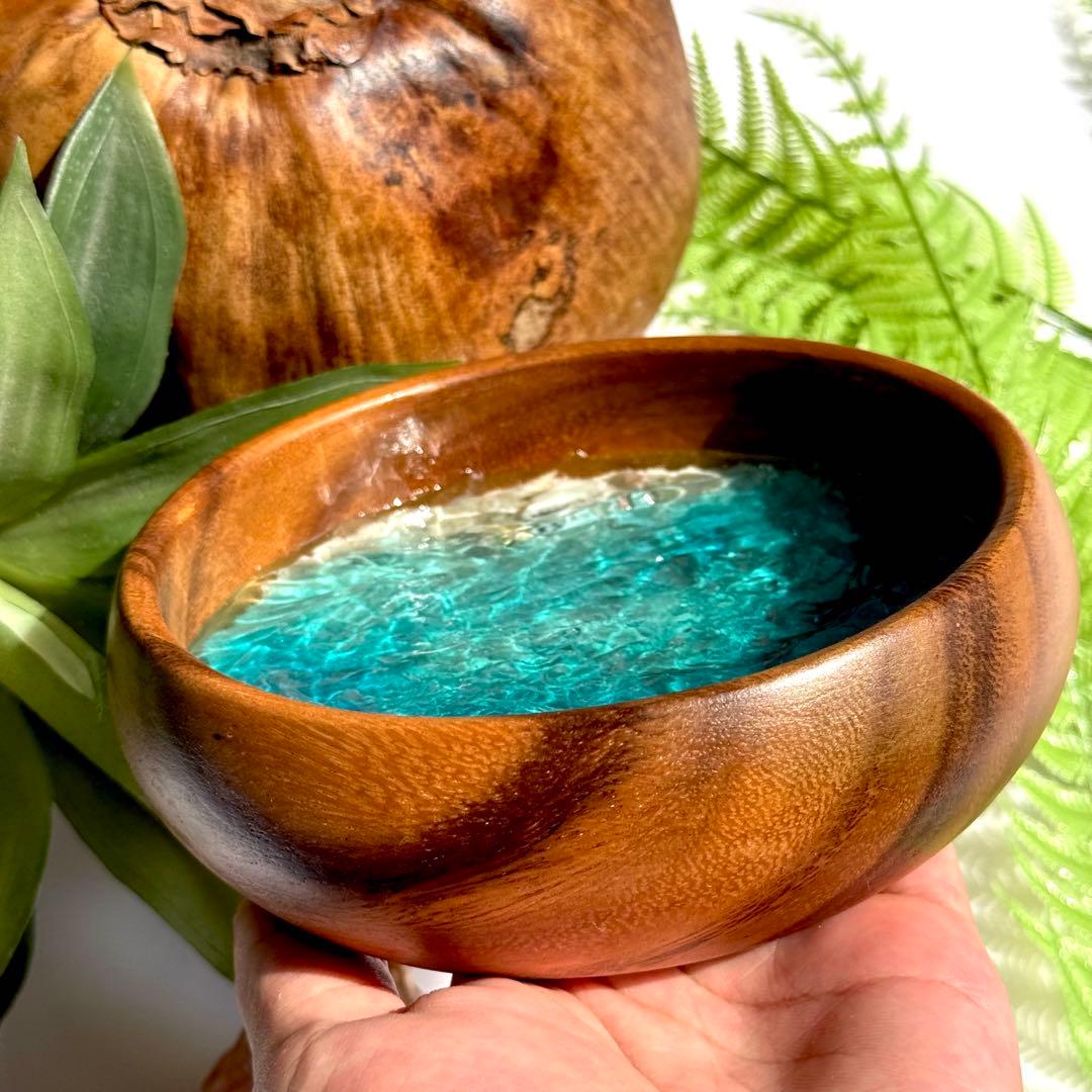 インテリア雑貨　海の置き物　オーシャンアート　アクセサリートレイ　美ら海　沖縄