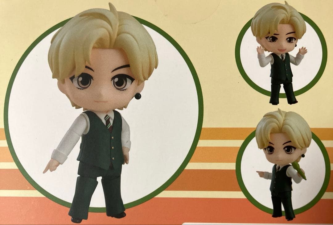 ねんどろいど　BTS　タイニータン　ジョングク　ジミン　テヒョン Ｖ　3個セット