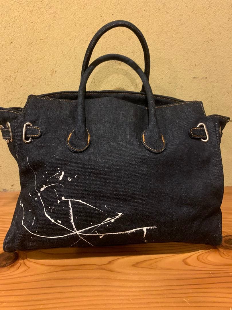 児島デニム　バーキ◯タイプ　デニムトートバッグ