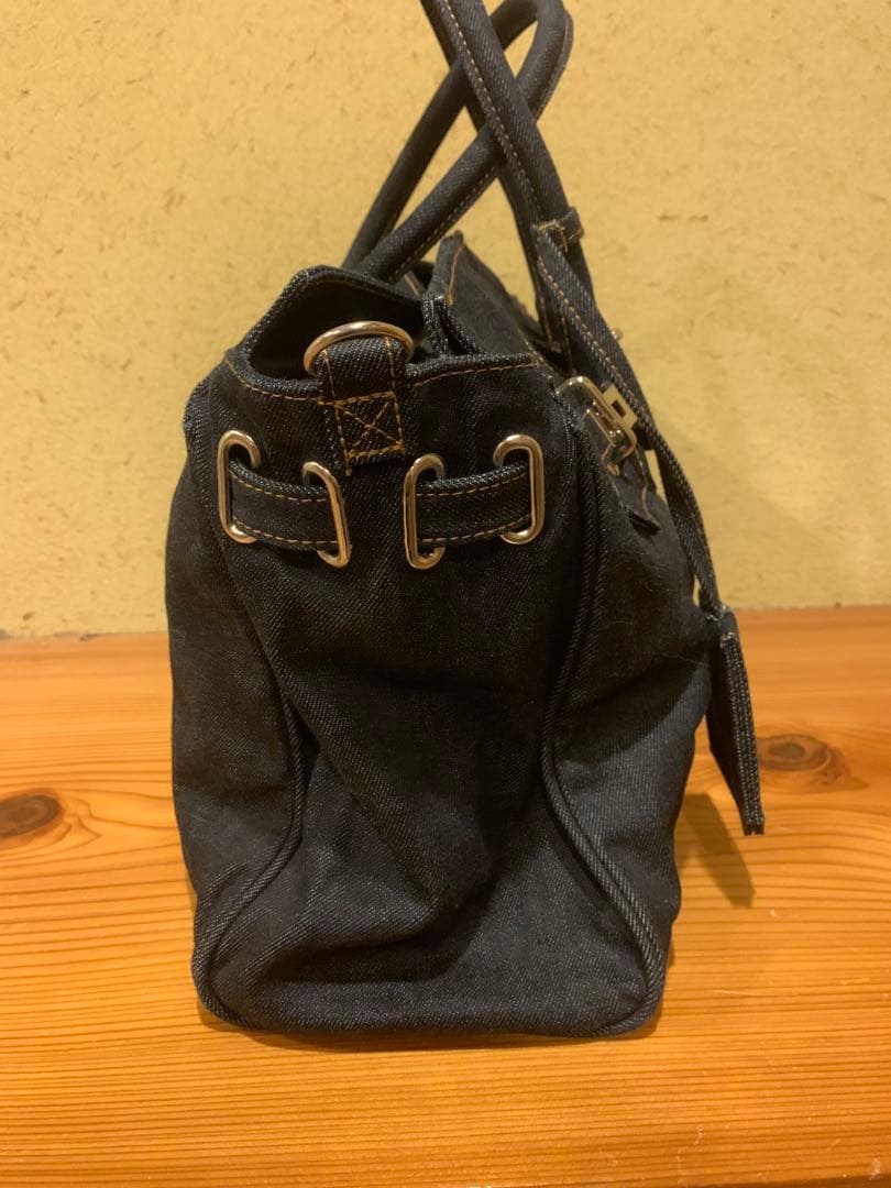 児島デニム　バーキ◯タイプ　デニムトートバッグ